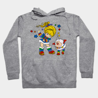 Dancing Rainbow Brite White Friends Hoodie