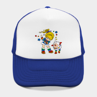 Dancing Rainbow Brite White Friends Hat