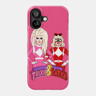 trixie and katya rangers Phone Case