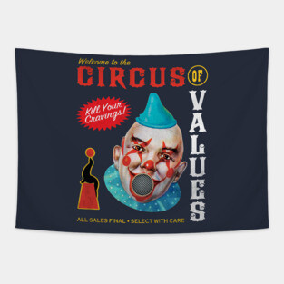 Circus of Values Tapestry
