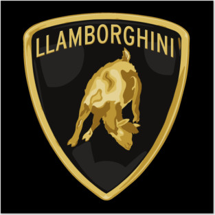 llama horsepower Posters and Art