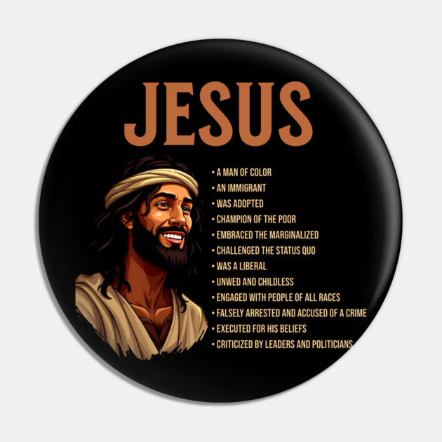 Jesus Facts Pin by UrbanLifeApparel
