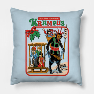 Fun With Krampus Pillow