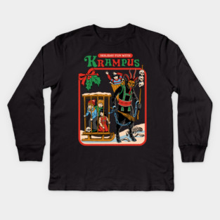 Fun With Krampus Kids Long Sleeve T-Shirt