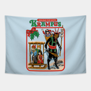 Fun With Krampus Tapestry