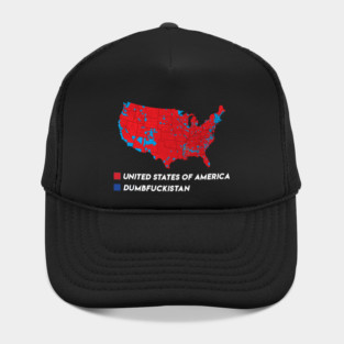 Election Map 2024 United States Of America Dumbfuckistan Hat