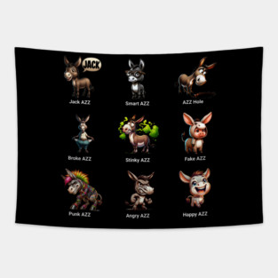 Funny AZZ Tapestry