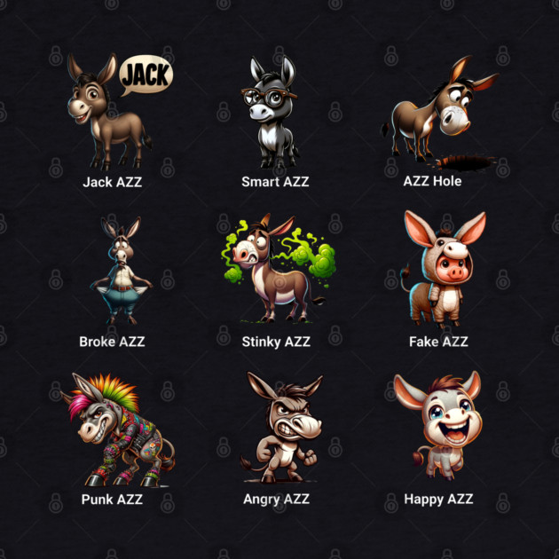 Funny AZZ by UrbanLifeApparel