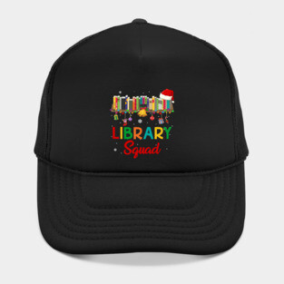 Library Squad Christmas Book Lovers Hat