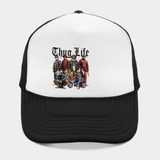 Cartoon Christmas Thug Life, Movie Character, Thug Life Xmas, Thug Life Merry Christmas, Vintage Movie Thug Life Hat