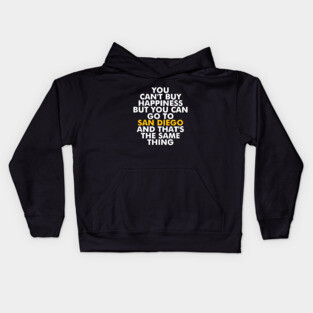San Diego Happiest Place Kids Hoodie