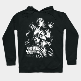 night of living dead horror movie Hoodie