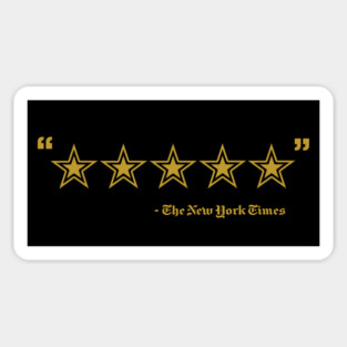 Five Stars Sticker