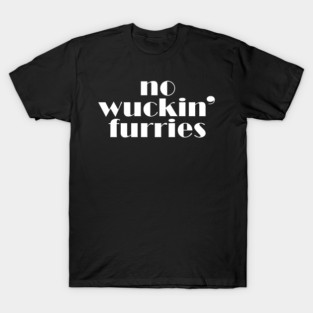 No Wuckin' Furries — Australian Slang and Iconic Rock T-Shirt, Malcolm Young, Angus Young T-Shirt