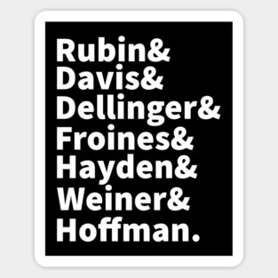 US History 1968 Chicago 7 Anti War Protests Sixties Magnet