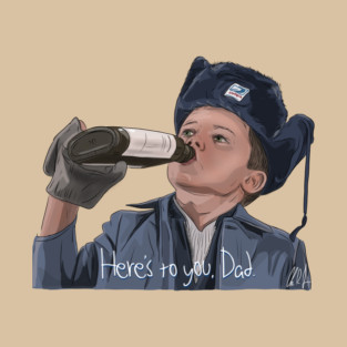 Jingle All the Way: Here's to you, Dad. T-Shirt