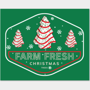 Fresh Christmas Trees Posters and Art