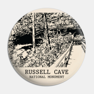Russell Cave National Monument Pin