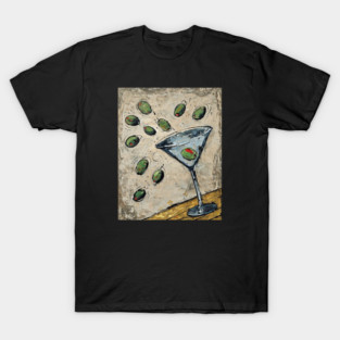 Poppin Olives Martini T-Shirt