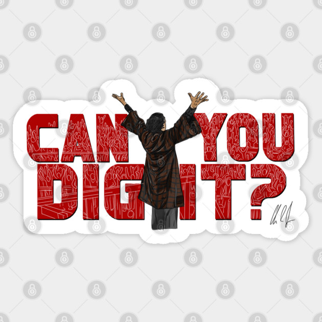 The Warriors: Cyrus Digs It Sticker by 51Deesigns