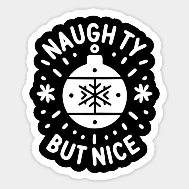 Naughty but Nice Sticker by Frank Ring