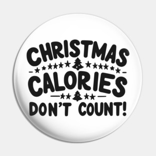 Christmas Calories Don’t Count Pin