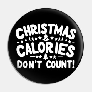 Christmas Calories Don’t Count Pin