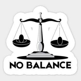 No Balance Sticker