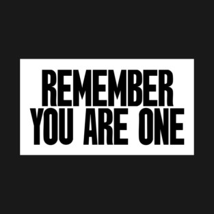 Remember You Are One T-Shirt