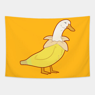 Banana Duck Tapestry