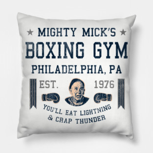 Mighty Mick Boxing Gym Worn Lts Pillow