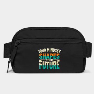 Motivational Quote, Mindset Shapes Your Future, Success Bag