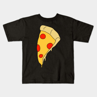 Melty Pizza Slice Kids T-Shirt
