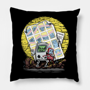 Days of Technology Past Pillow