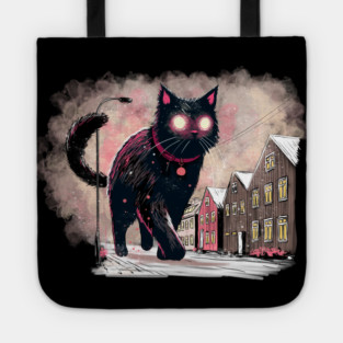 Icelandic Christmas Yule Cat Tote