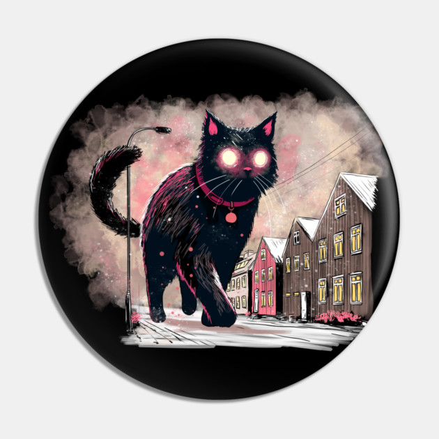 Icelandic Christmas Yule Cat Pin by H. R. Sinclair