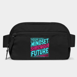Motivational Quote, Mindset Shapes Your Future, Success Bag