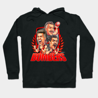 Essendon Bombers team - AFL - Draper, Merrett, Langford Hoodie