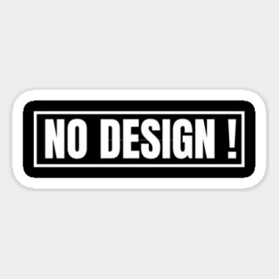 No Design Funny Magnet