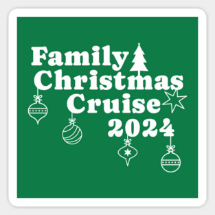 2024 Family Christmas Cruise Holiday Jingle Cruise Trip Sticker