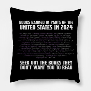 Banned Books Pillow