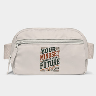 Motivational Quote, Mindset Shapes Your Future, Success Bag