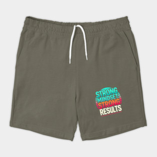 Motivational Quote Strong Mindset, Strong Results Shorts