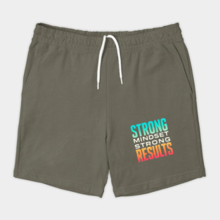 Motivational Quote Strong Mindset, Strong Results Shorts