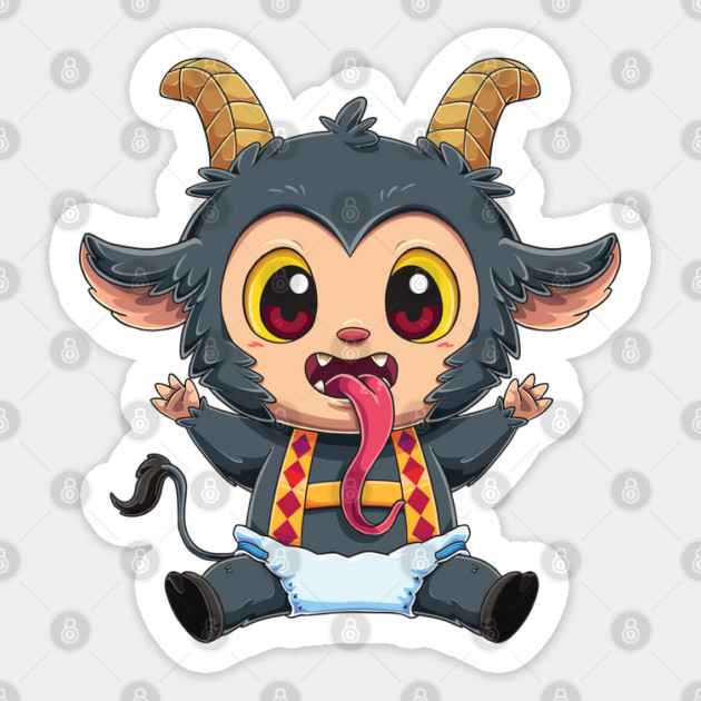 Baby Krampus Sticker by GoshWow®