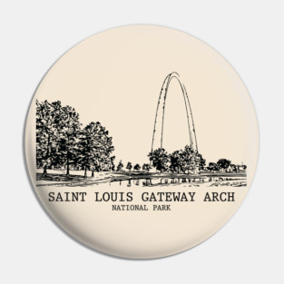 Saint Louis Gateway Arch National Park Pin