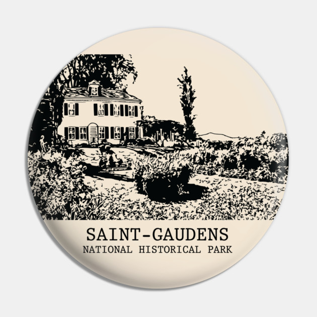 Saint-Gaudens National Historical Park Pin by Lakeric