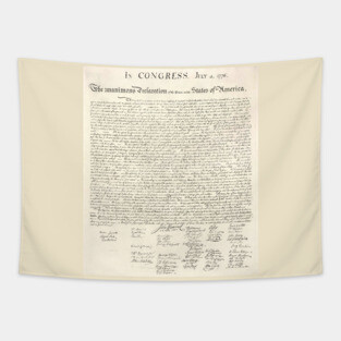 Declaration Of Independence Tapestry