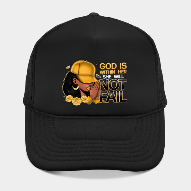 God Is With Her She Will Not Fail by UrbanLifeApparel