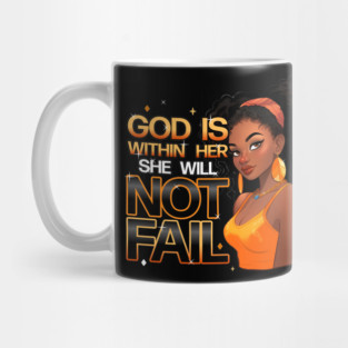 God Is With Her She Will Not Fail 2 Mug